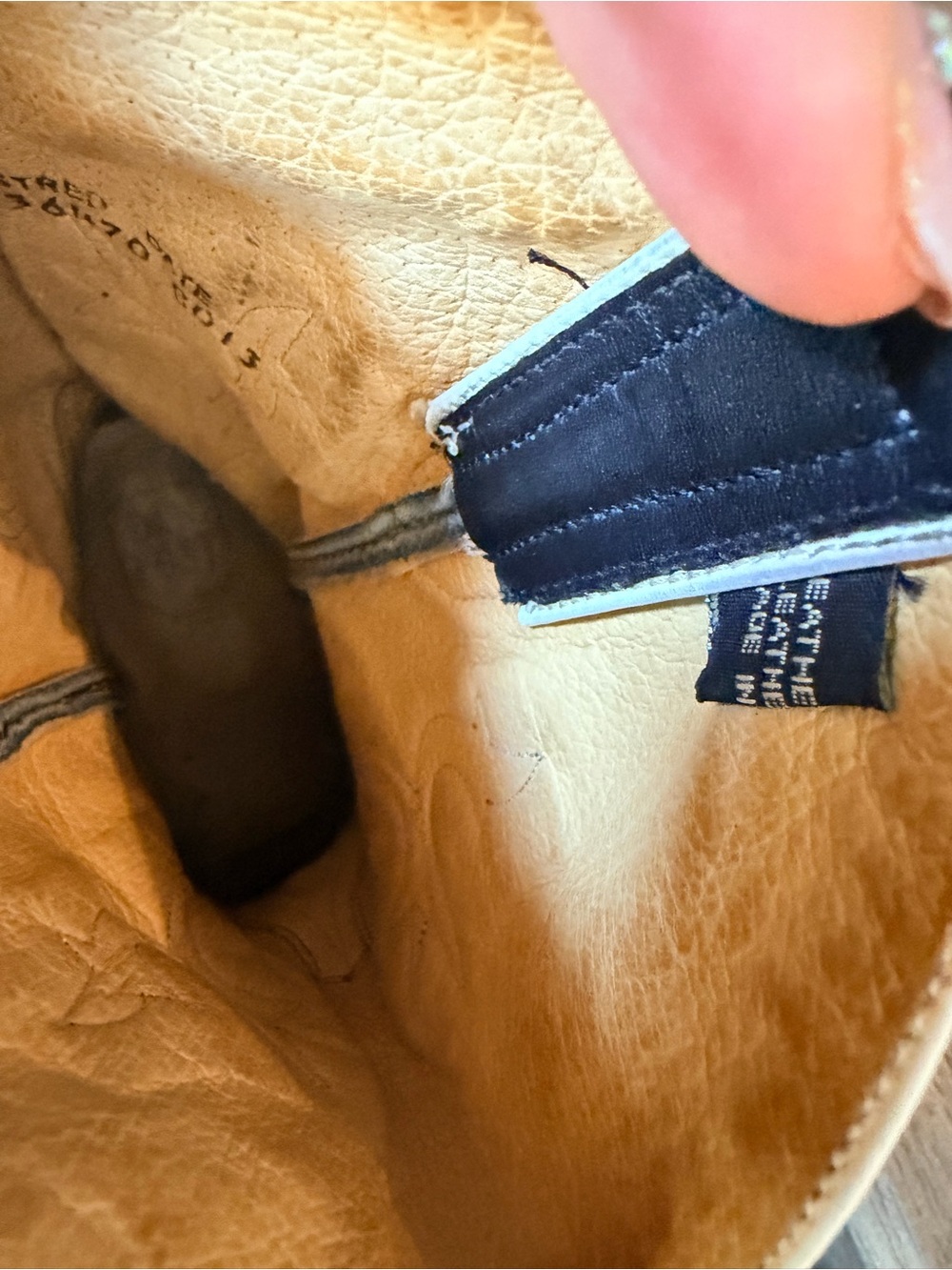 Dan Post Black Leather Western Boots with White Stitching - Picture 11 of 11